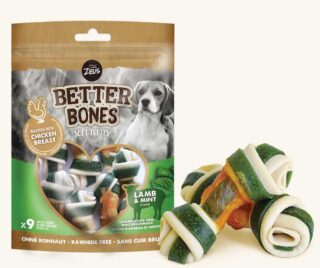 Koera maius Zeus pehmed närimiskondid lamba ja piparmündi maitse 9tk