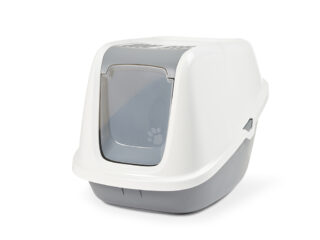 Kassitualett Nestor Giant 75,5x56x55,5cm valge/hall