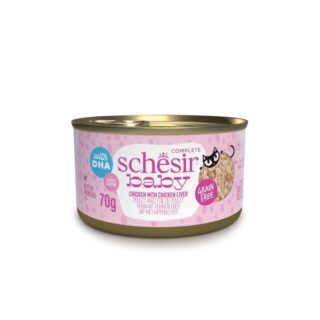 Schesir Baby Cat kanaliha + maks 70g konserv kassipoegadele