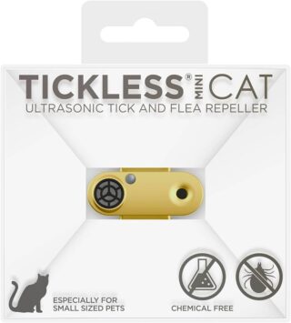 TICKLESS MINI CAT Ultraheliripats puukide ja kirpude vastu, kuldne