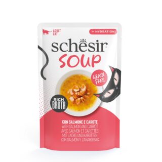 Schesir Soup lõhega ja porgandiga 40 g kassikonserv