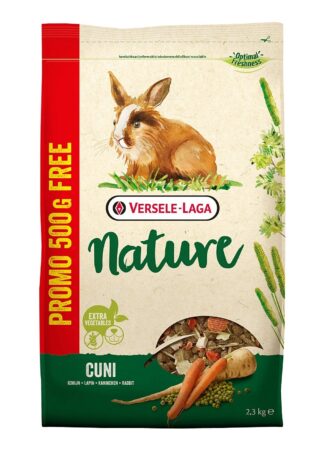 Täissööt NATURE Cuni Promo 1,8+0,5kg küülikutele