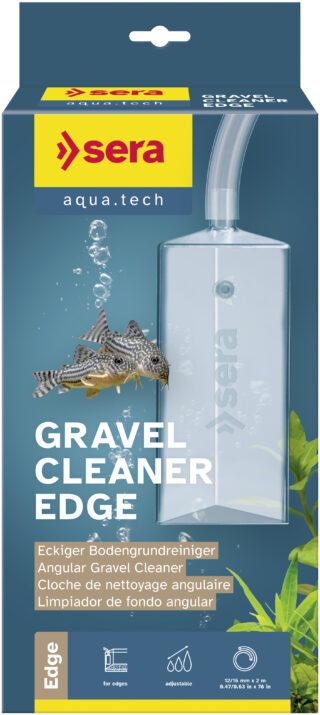 Sifoon akvaariumi kruusa puhastamiseks Gravel Cleaner Edge - kolmnurkne