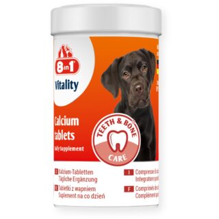 Toidulisand koertele 8in1 Vitality Kaltsium kõigile koertele 155tabletti