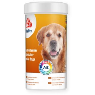 Toidulisand koertele 8in1 Vitality Multi Vitamiinid Seenioridele 70tabletti