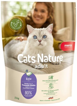 Mera Cats Nature Adult kuivtoit kassidele pardiga 2kg