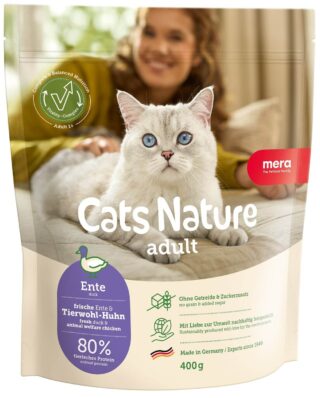Mera Cats Nature Adult kuivtoit kassidele pardiga 400g