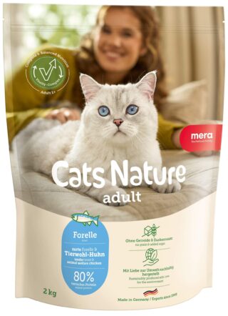 Mera Cats Nature Adult kuivtoit kassidele forelliga 2kg