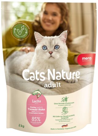 Mera Cats Nature Adult kuivtoit kassidele lõhega 2kg