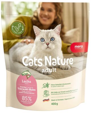 Mera Cats Nature Adult kuivtoit kassidele lõhega 400g
