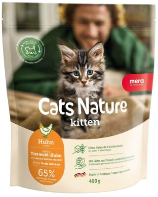 Mera Cats Nature Kitten kuivtoit kassipoegadele kanaga 400g