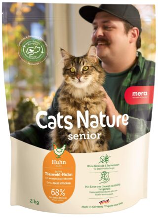 Mera Cats Nature Senior kuivtoit kassidele kanaga 2kg