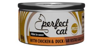 Täissööt (konserv) Perfect Cat kana ja pardiga kastmes 80g