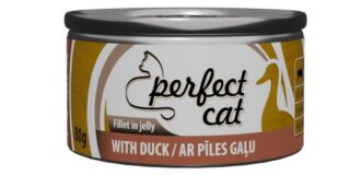 Täissööt (konserv) Perfect Cat pardiga tarretises 80g