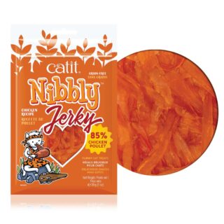 Maius kassidele Catit Nibbly Jerky, kana 30g