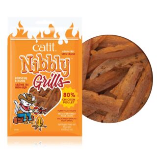 Maius kassidele Nibbly Grills, kana ja krevetid 30g