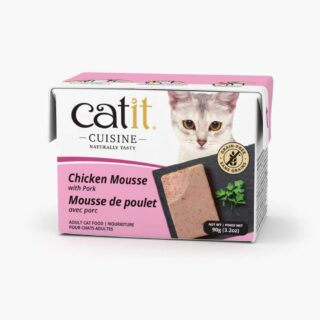 Täissööt (konserv) Catit Cuisine Mousse kanaliha vaht singiga, 90g