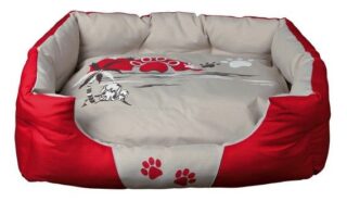 **Koera voodi Sunset 60x40 punane/beige