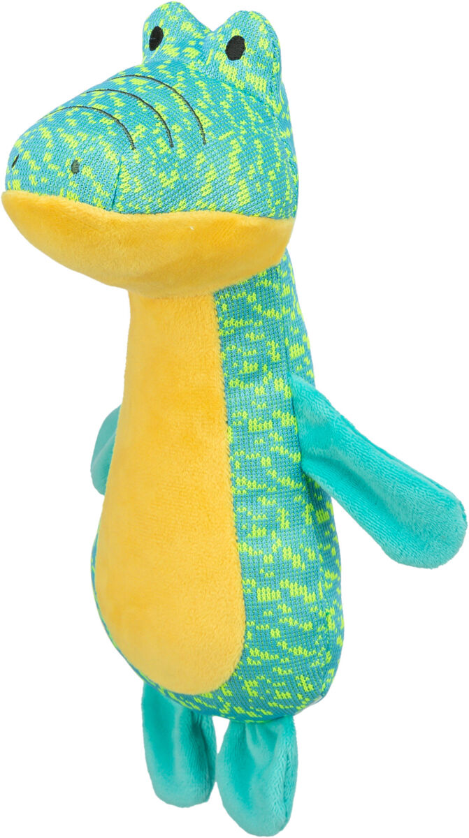 Mänguasi koertele Alligaator, kangas, 29 cm, roheline