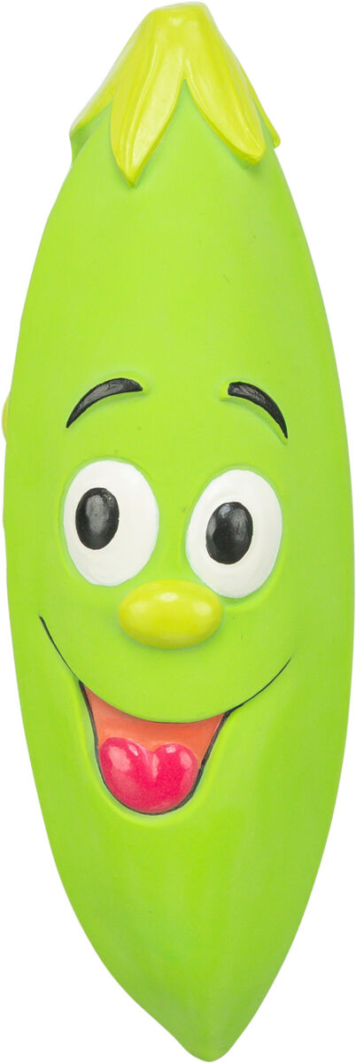 Mänguasi koertele Hernekaun, 16 cm, roheline