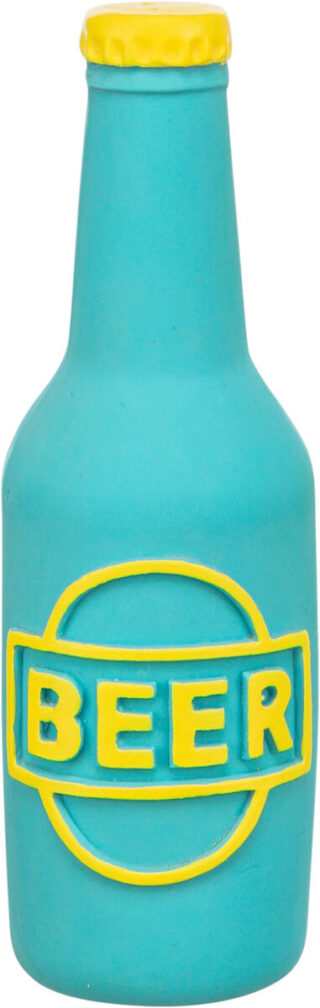 Mänguasi koertele Õllepudel, lateks, 12,5 cm, sinine