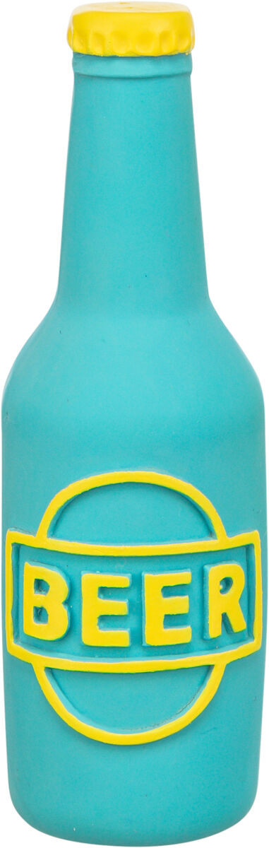 Mänguasi koertele Õllepudel, lateks, 12,5 cm, sinine