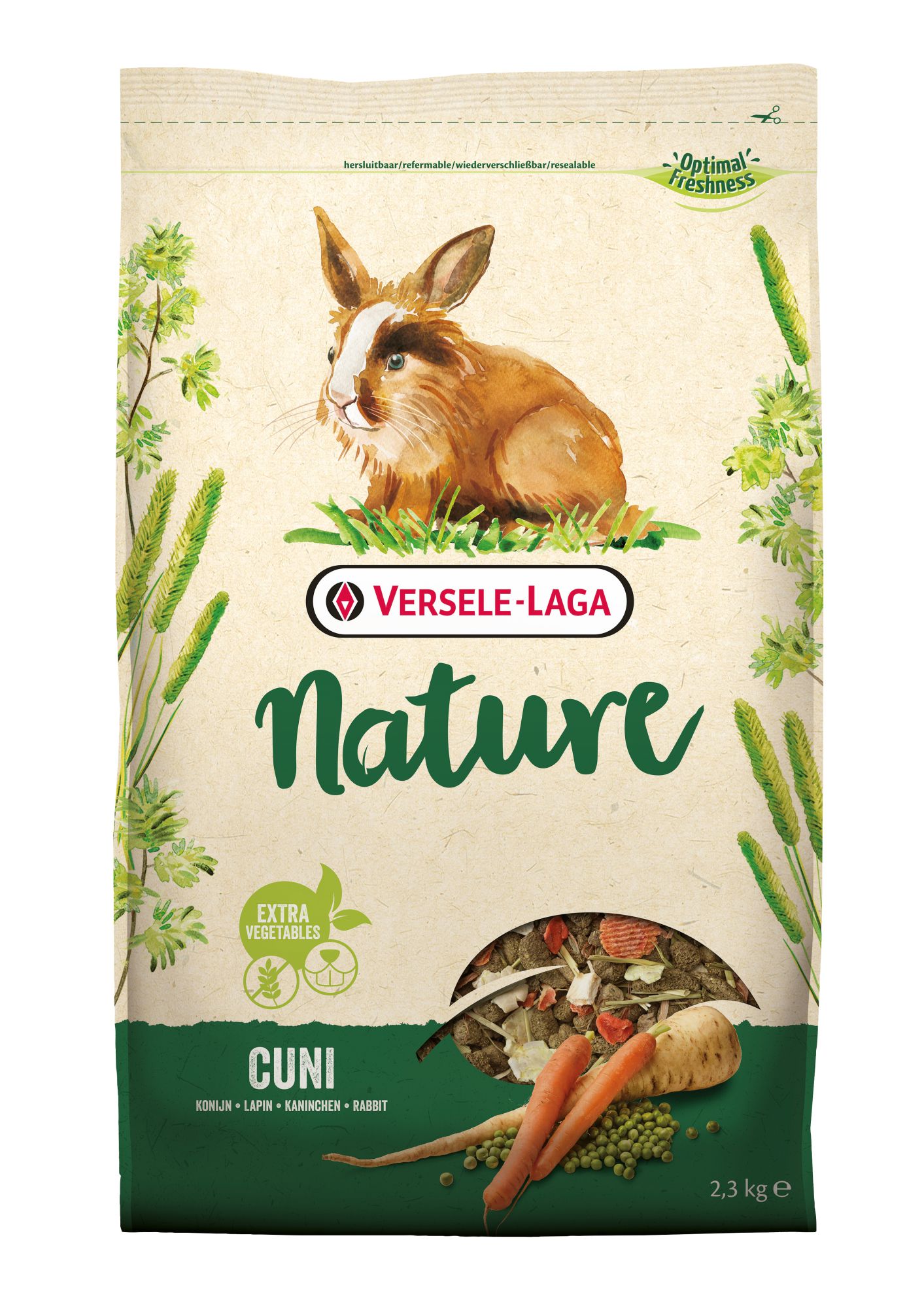 Täissööt NATURE Cuni 2,3kg küülikutele