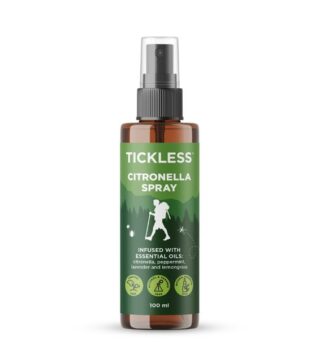 TICKLESS PUUGI- JA KIRBUVASTANE SPREI CITRONELLA INIMESTELE 100ML