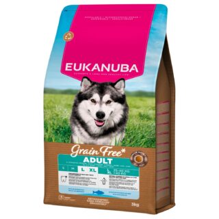 EUKANUBA Adult ookeanikalaga suurtele koertele teraviljavaba 3 kg