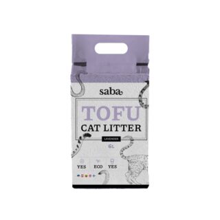SABA lavendlilõhnaline tofu kassiliiv 6L
