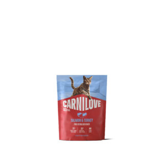 Carnilove Active Salmon & Turkey Adult Sterilised kassitoit 0,4kg
