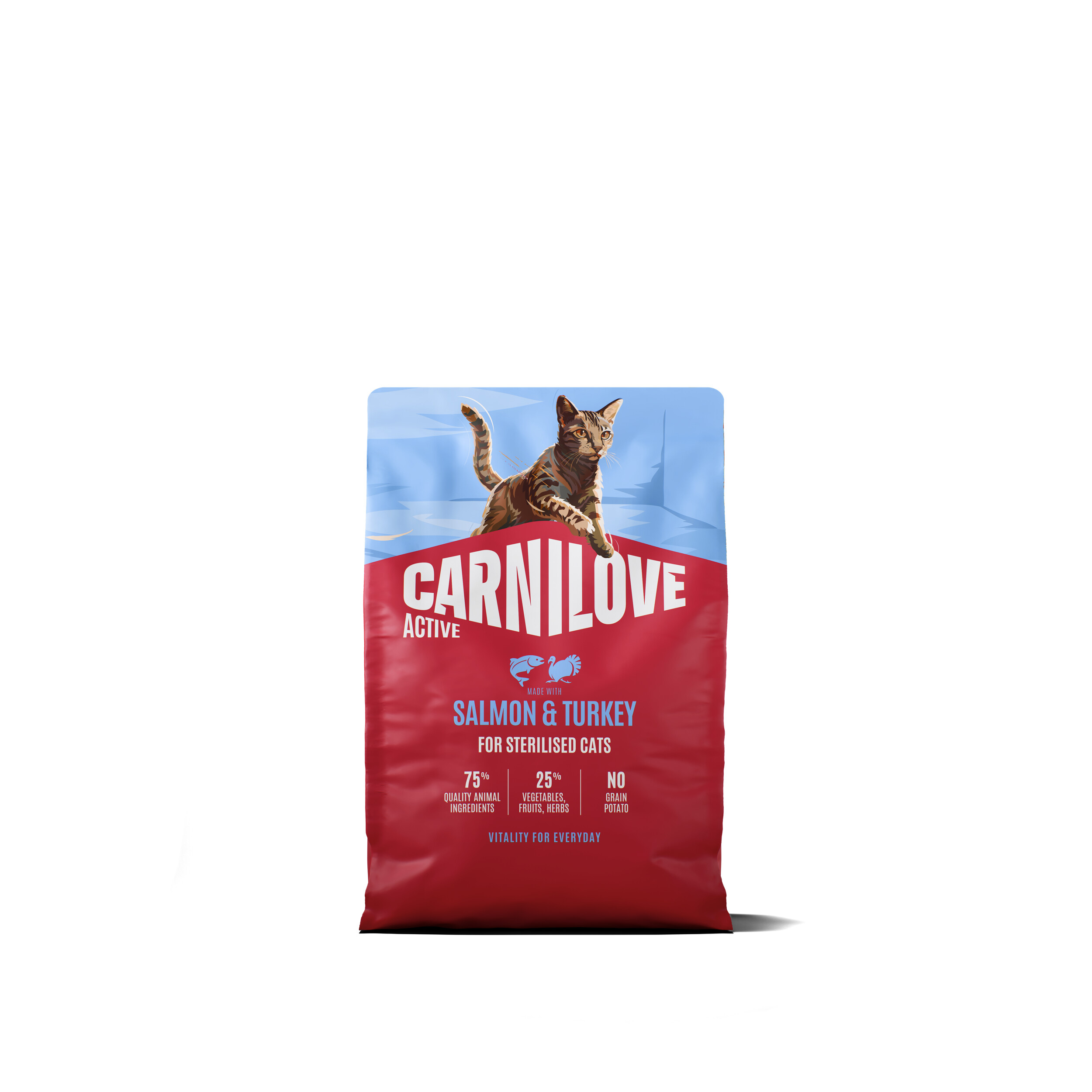 Carnilove Active Salmon & Turkey Adult Sterilised kassitoit 2kg