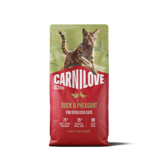Carnilove Active Duck & Pheasant Adult Sterilised kassitoit 6kg