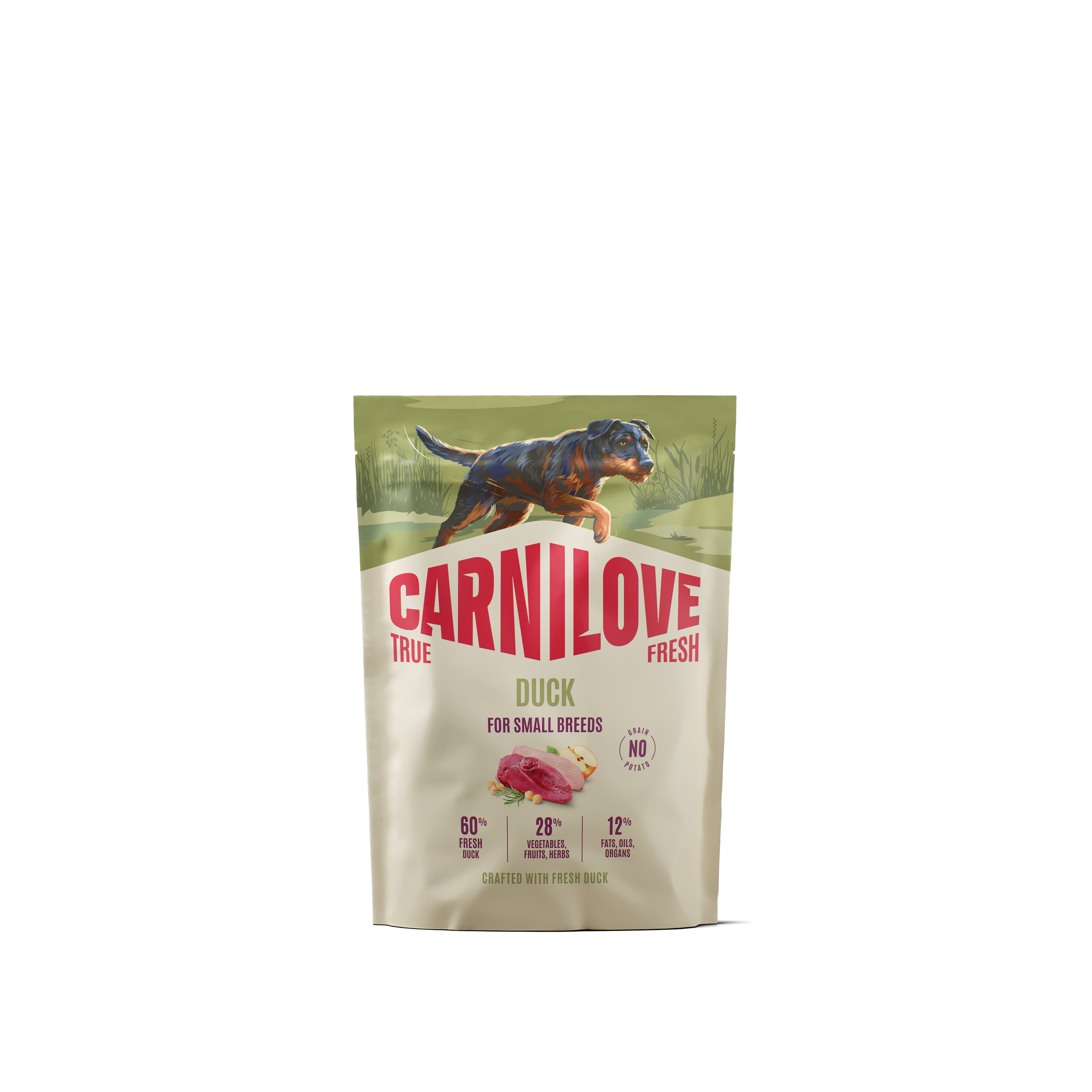 Carnilove True Fresh Duck Adult Small Breed koeratoit 1,5kg