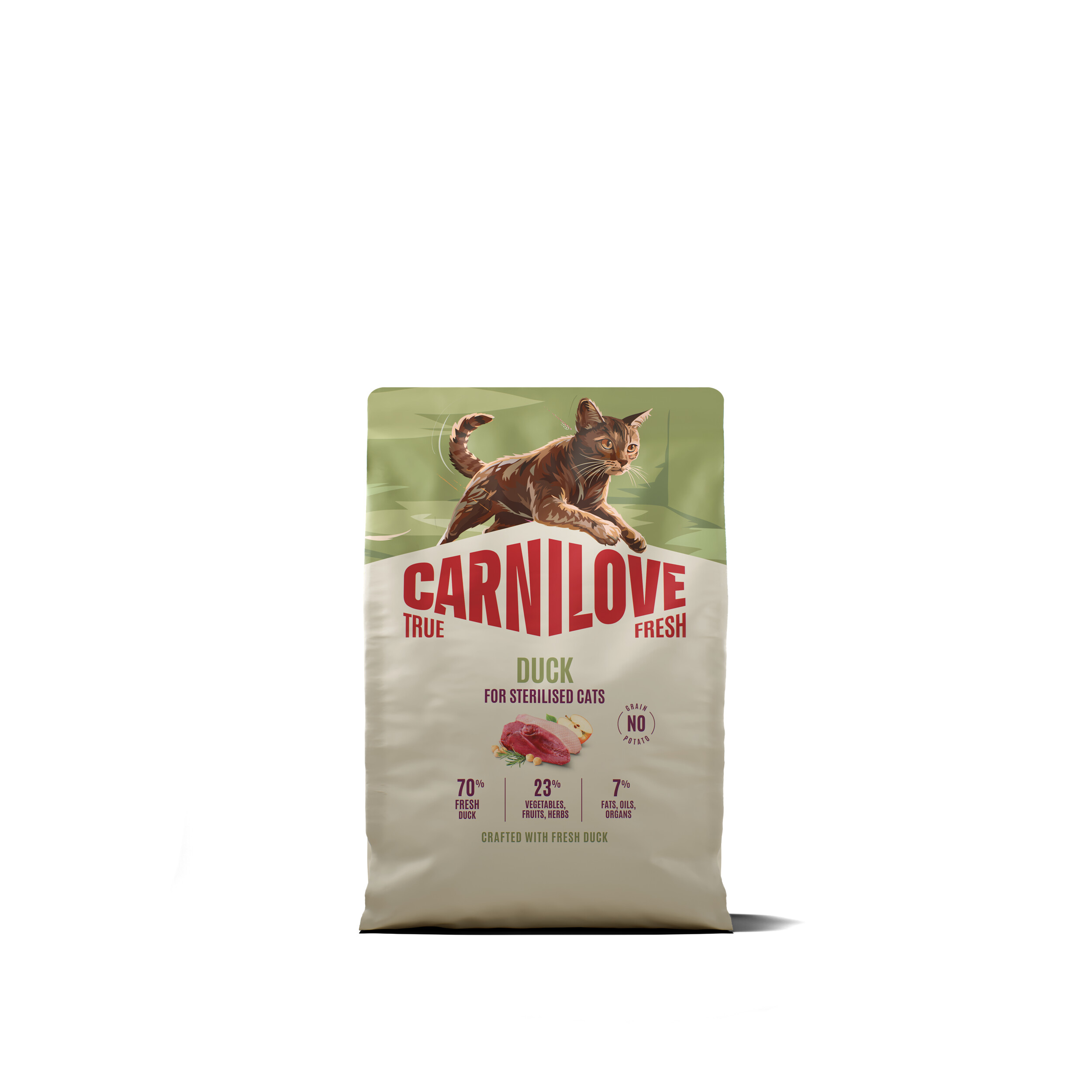 Carnilove True Fresh Duck Adult Sterilised kassitoit 2kg