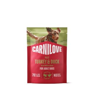 Carnilove Pate Turkey & Duck märgtoit koertele 300g