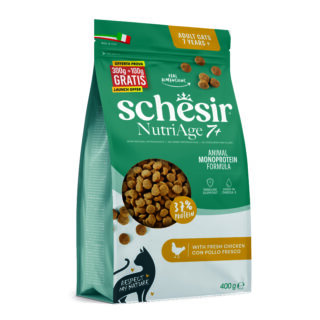 Schesir Animal Monoprotein NutriAge 7+ kanaga 400g kuivtoit eakatele kassidele