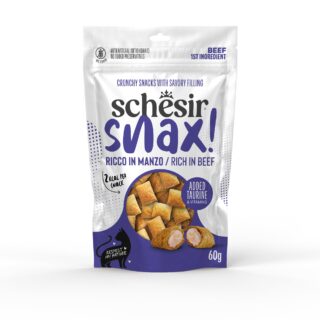 Maius kassidele Schesir Snax! veiselihamaitselise täidisega 60g