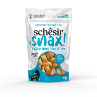 Maius kassidele Schesir Snax! tuunikalamaitselise täidisega 60g