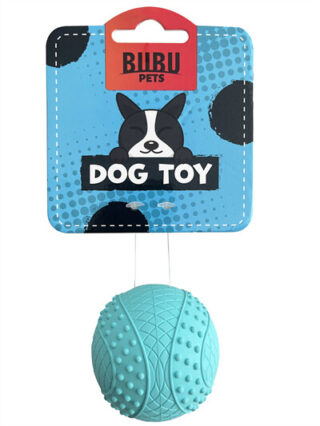 Bubu Pets piiksuga kummist pall koertele 6,5cm