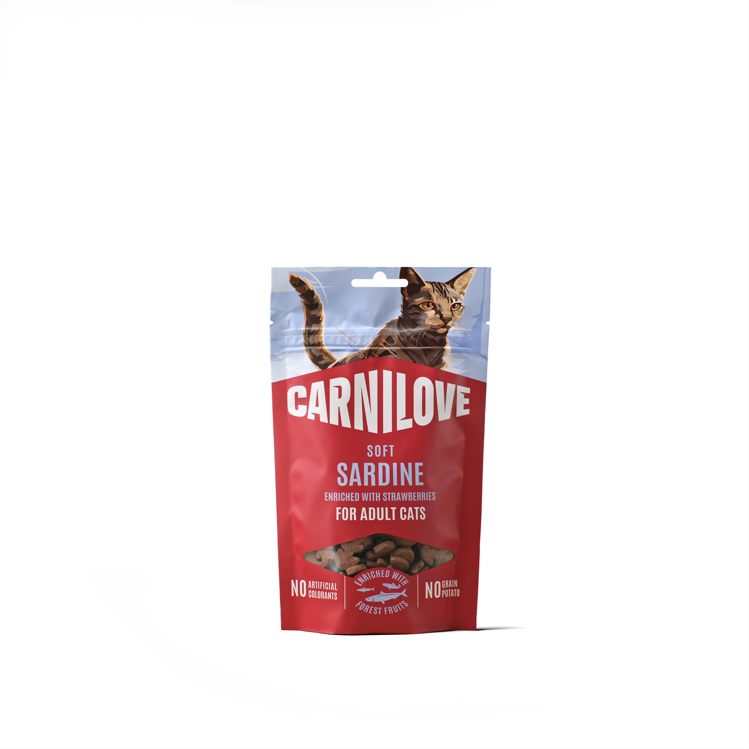 Carnilove Sardine with Strawberries maiused kassidele 50g