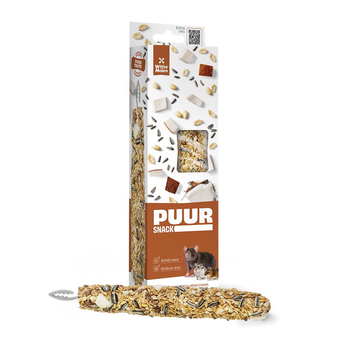 Maius närilistele PUUR närimispulgad maapähkli ja kookosega 2tk/180g