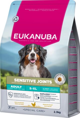 EUKANUBA Adult kanalihaga tundlike liigestega koertele 2.3 kg