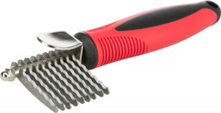 Pulsta harutaja, hammastega, plastik/metall, 16 cm