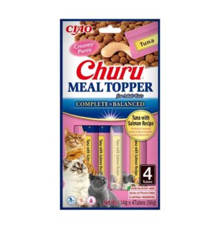 Churu Meal Topper kassidele tuunikala ja lõhega 4x14g