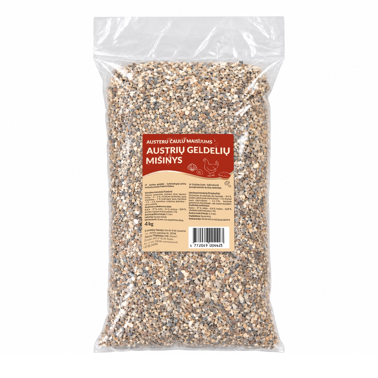Kombi austrikarpide segu lindudele 4kg