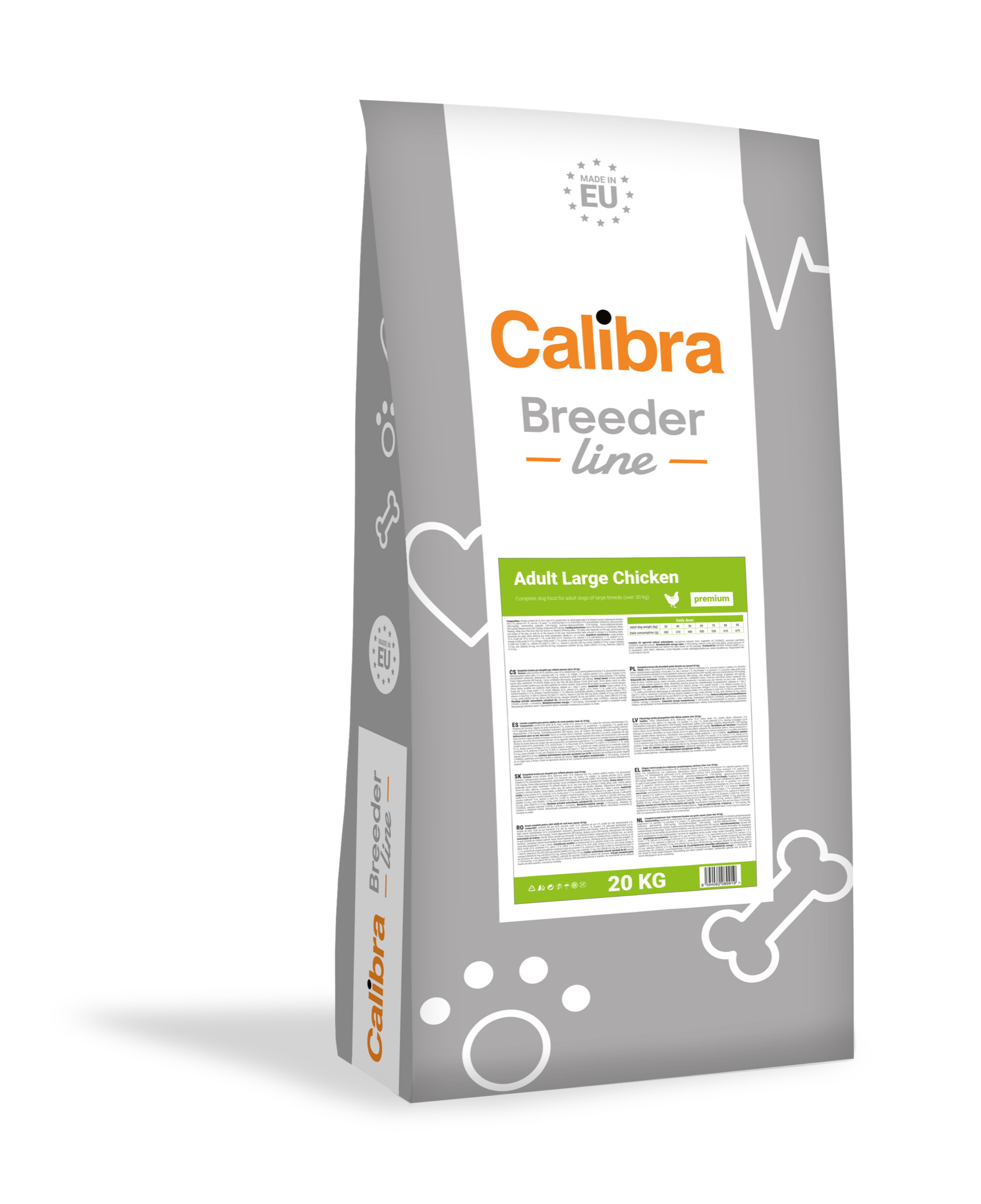 Calibra Breeder Line Premium Adult Large Chicken koeratoit 20kg