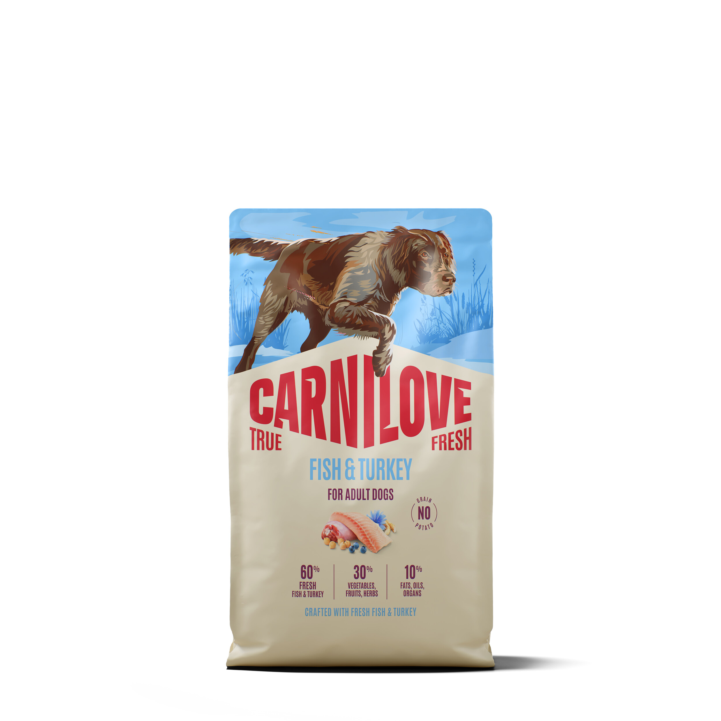 Carnilove True Fresh Fish & Turkey Adult koeratoit 4kg