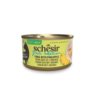 Schesir Fruit Selection tuunikala ja ananassiga tarretises 75g kassikonserv